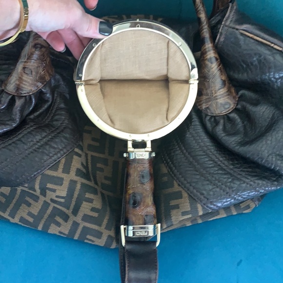 *ICONIC* FENDI Spy 🤎 Tortoise Tobacco Zucca Print - Picture 6 of 16